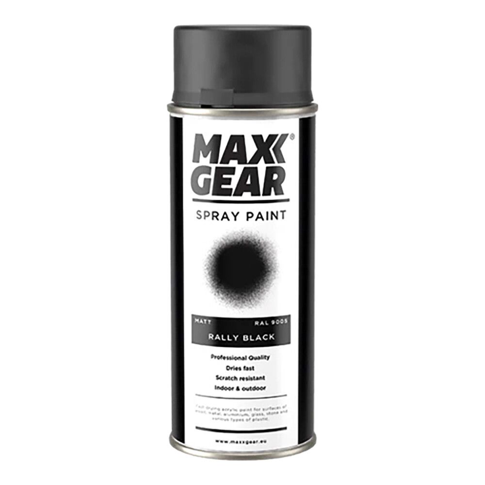 Spraymaali Maxx Gear RAL 9005 mattamusta 400 ml