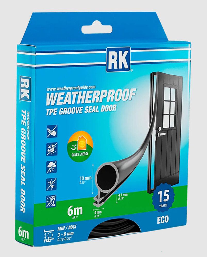 Uratiiviste oviin RK musta 10 mm x 6 m