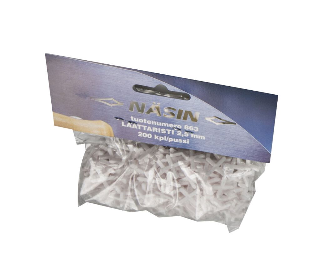 Laattaristi Näsin 2,5 mm 200 kpl