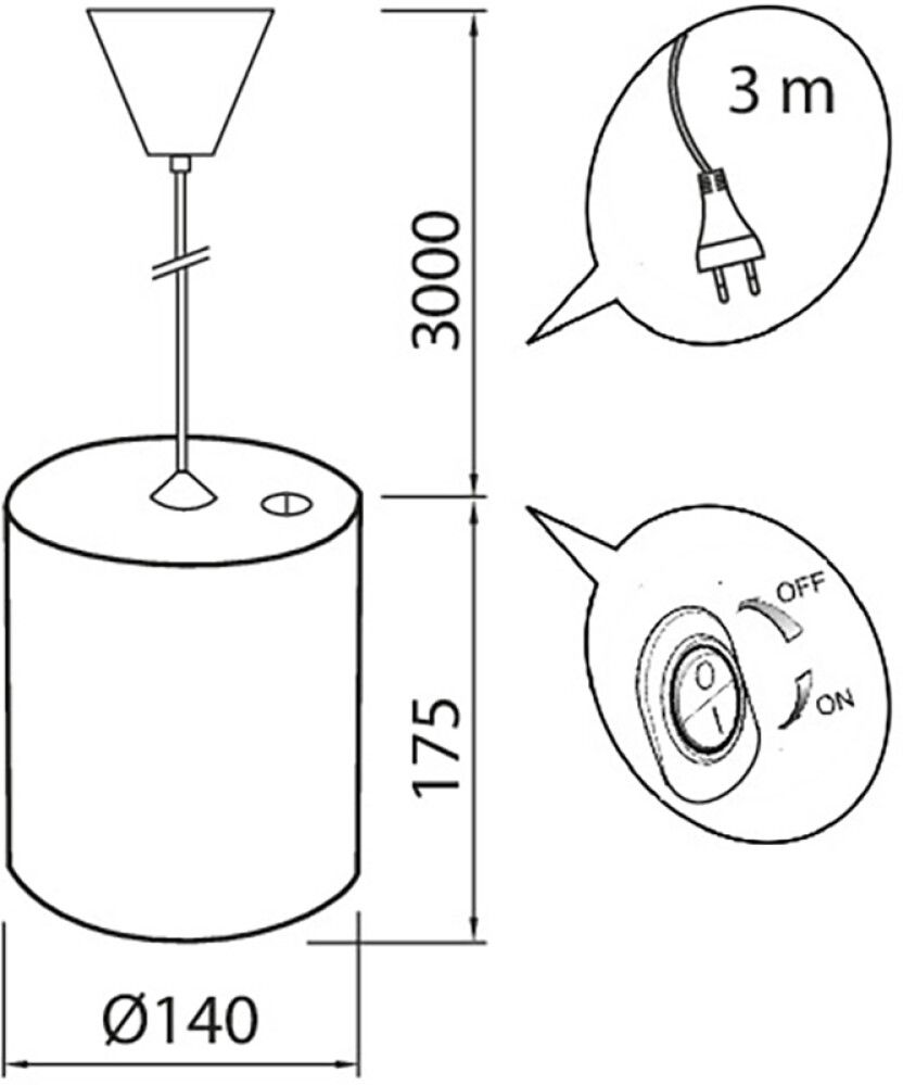 LED-kasvivalaisin Airam Fiora valkoinen