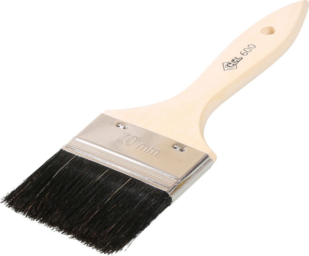 Tasottaja C.E.Lindgren Musta 70 mm Luonnonharjas