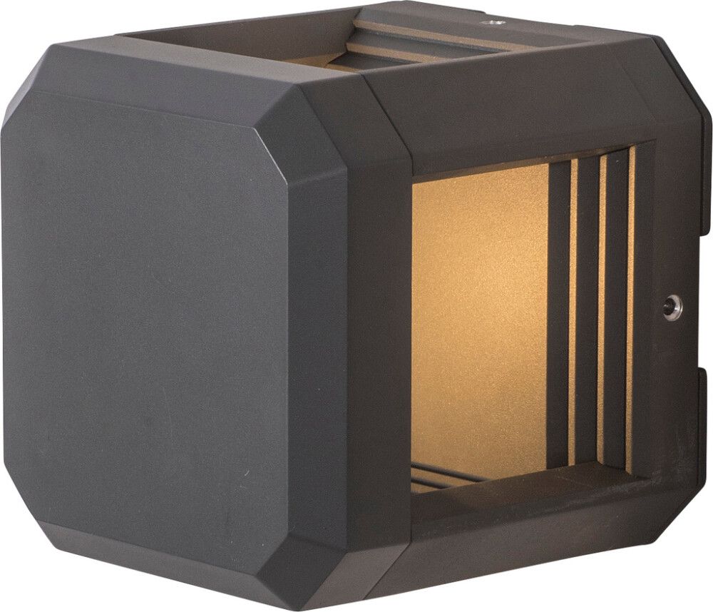 Seinävalaisin Airam Flen Tunnelmavalo 13 W IP44 Antrasiitti