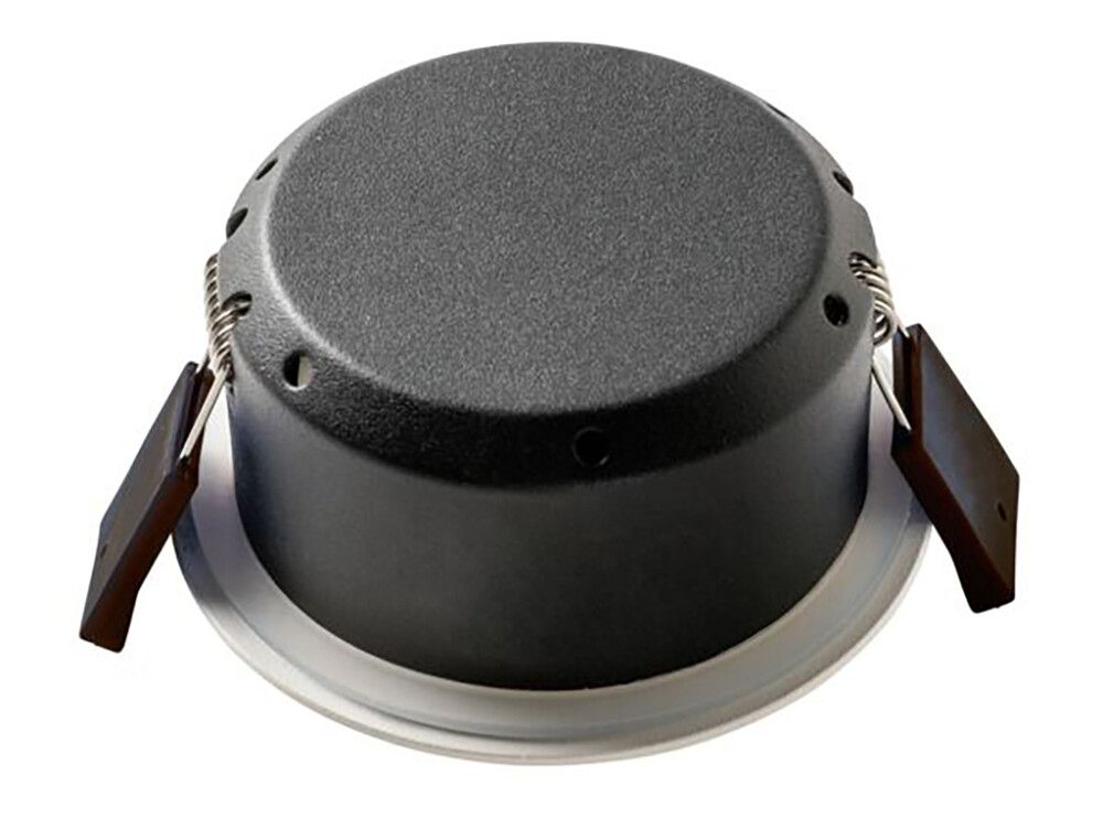 LED-alasvalo Airam Compact Tilt IP44 5W/830 36D DIM WH