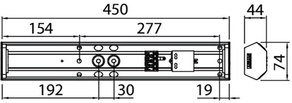 Työpistevalaisin Airam Handy 450 mm 500 lm