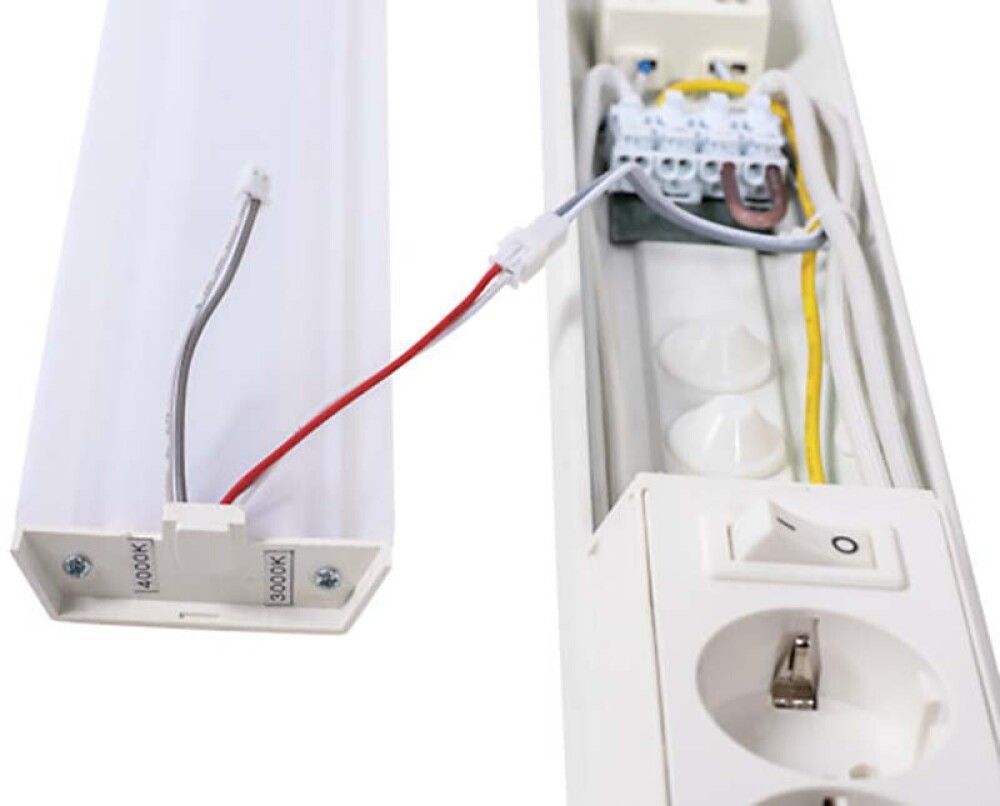 Työpistevalaisin Airam Handy 750 mm 1200 lm Pistorasiat