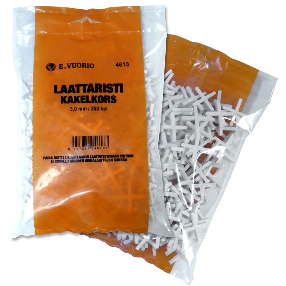 Laattaristi E. Vuorio 3 mm 250 kpl
