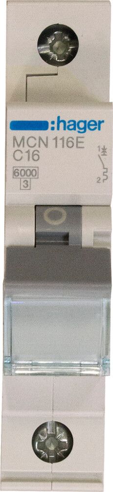 Automaattisulake Hager 1 x 16A C