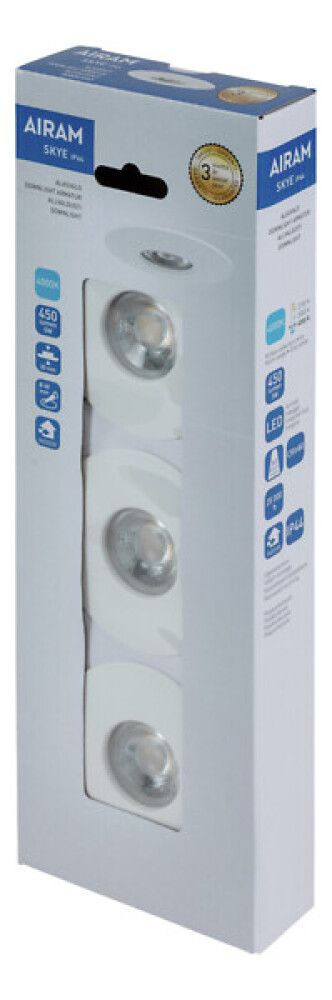 Alasvalo Airam Skye Fix 3-osainen Valkoinen