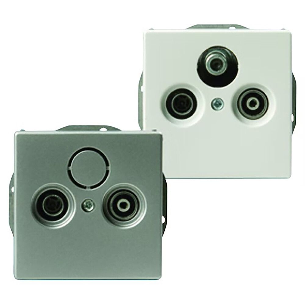 Antennipistorasia ABB Impressivo R/TV päättyvä Valkoinen