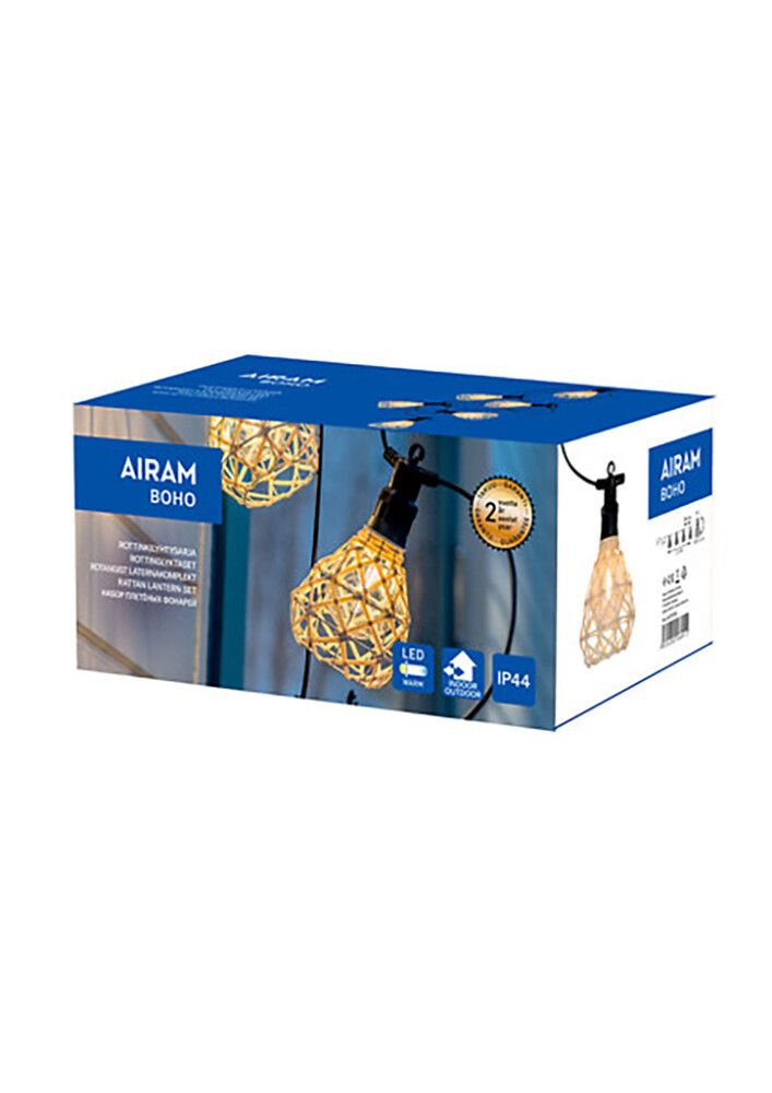 Rottinkilyhdyt Airam Boho