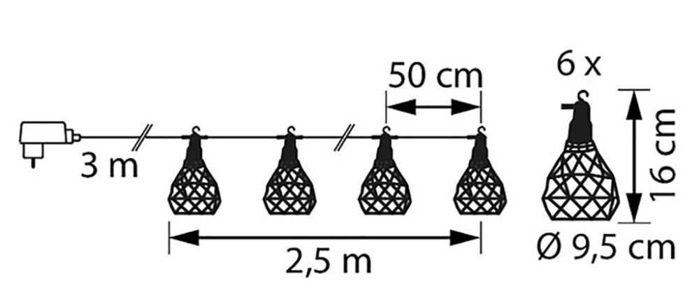 Rottinkilyhdyt Airam Boho