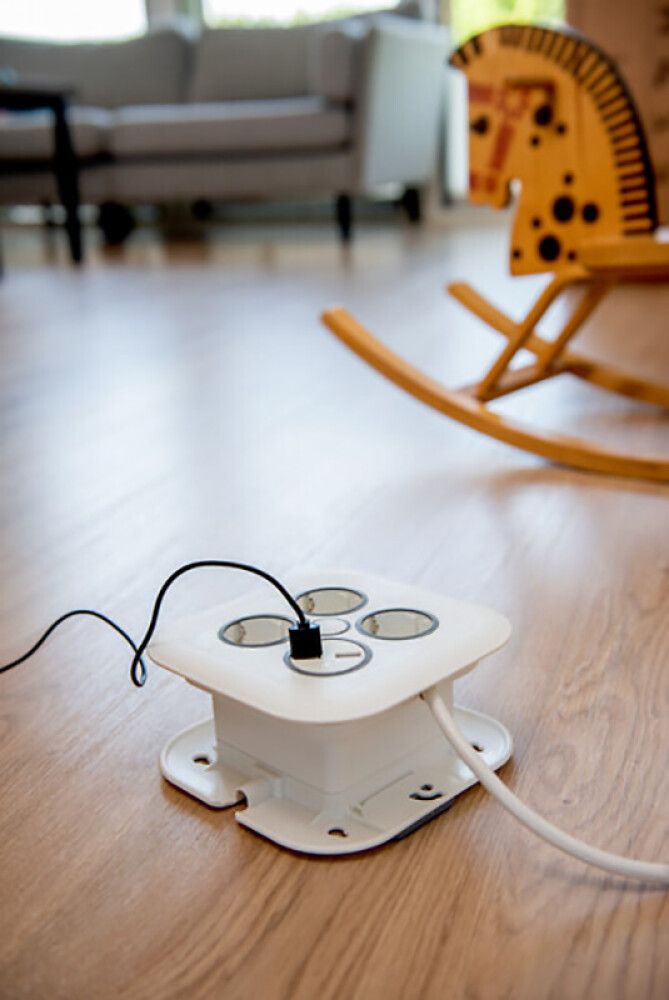 Jatkojohtokela Airam 3-os. 2 USB-A 7 m