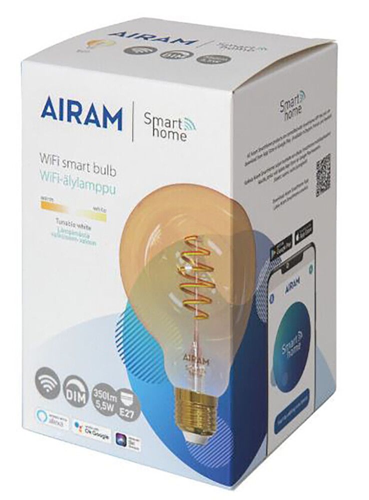 Airam Smart Globe 95 5 ,5 W E 27 Kullanruskea