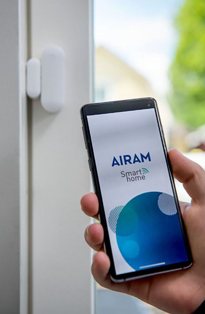 Ovi- /Ikkuna- anturi Airam Smart Valkoinen