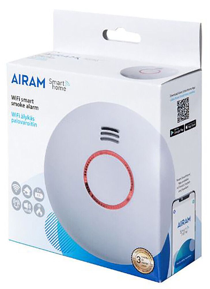 Palovaroitin Airam Smart Valkoinen