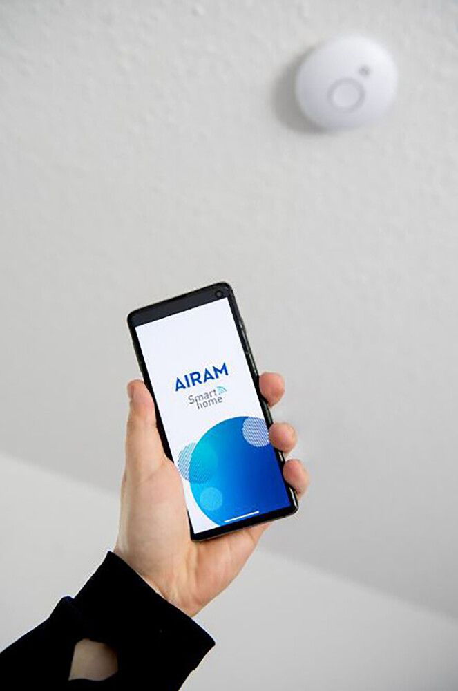 Palovaroitin Airam Smart Valkoinen