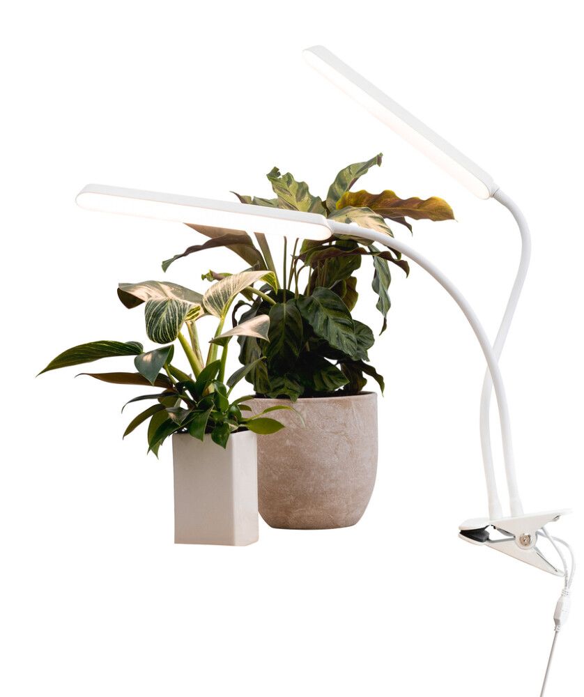 Kasvivalaisin Airam Tulip 2-osainen valkoinen