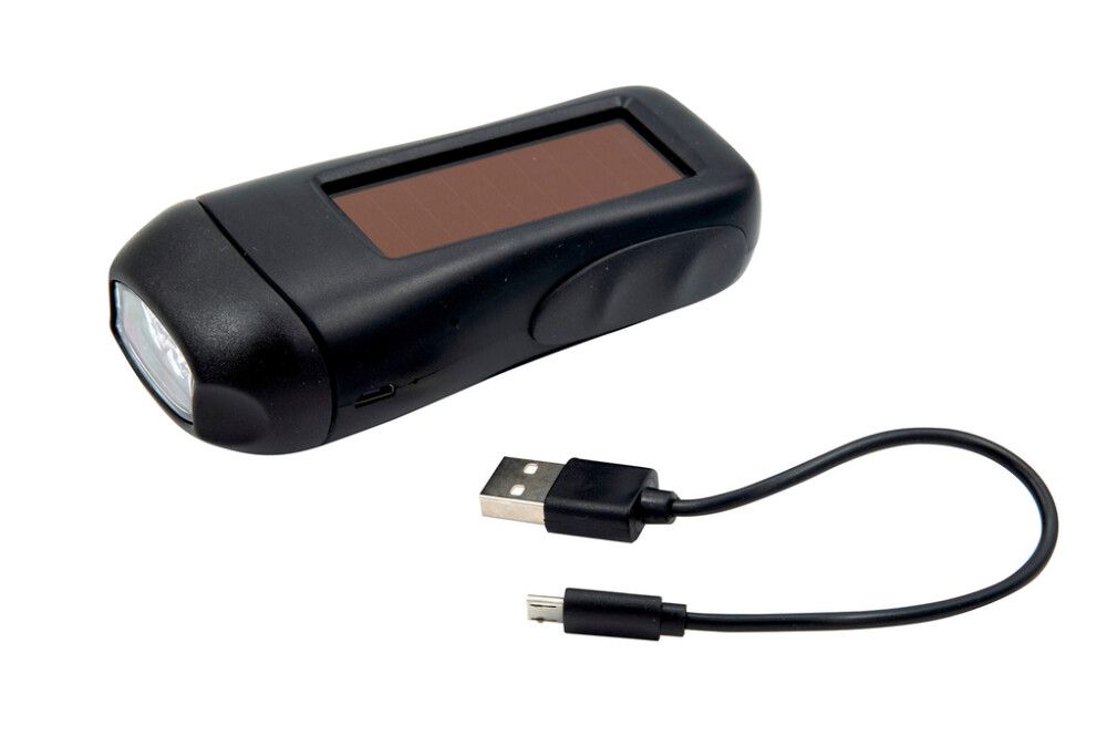 Taskulamppu Airam Dynamo Roosa Nauha Musta 1,5W