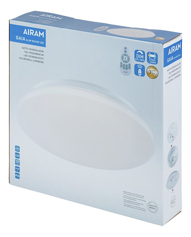 Plafondi Airam Gaia Slim R Ø 40 cm