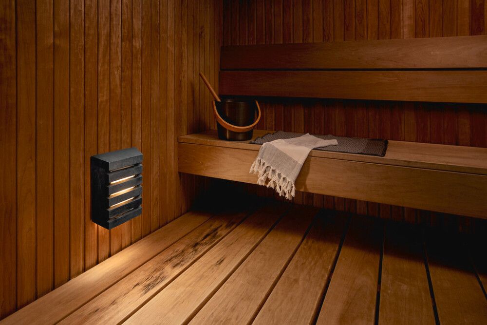 Saunavalaisin Airam Sq 260 LED 8 W Musta