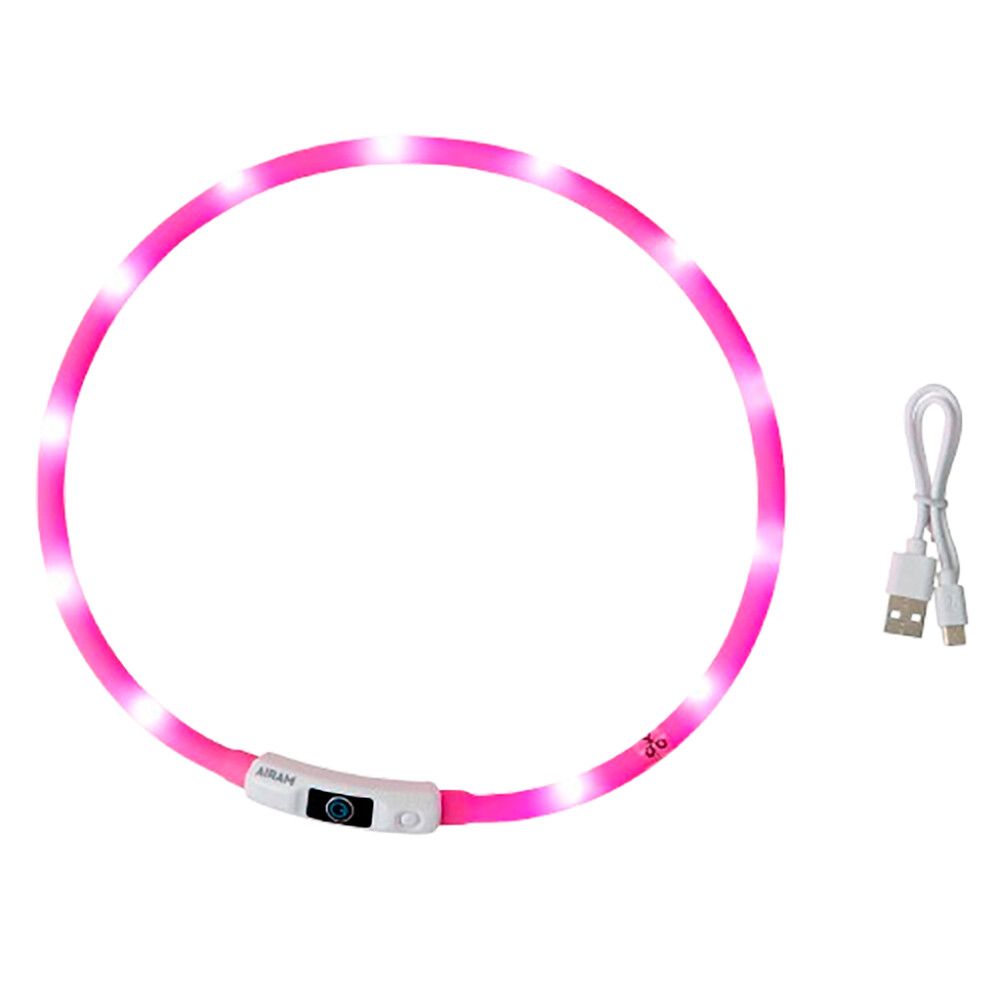 Turvavalo koiralle Airam pinkki 70 cm Roosa Nauha