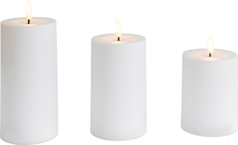 LED-pöytäkynttilä Airam Saraby 3 kpl