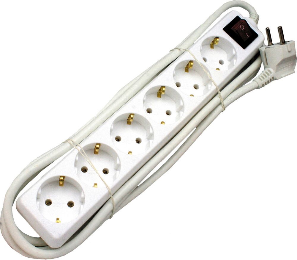 Jatkojohto Opal 6-Os 1,5 M Kytkimellä