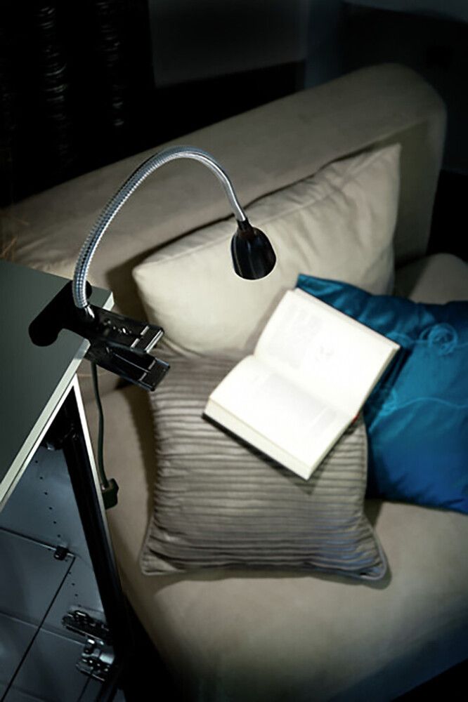 Klipsivalaisin Airam Stella Clip Musta