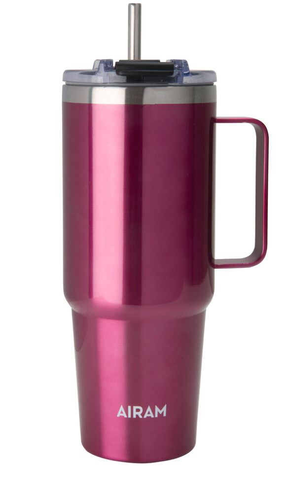 Teräsmuki Airam Jumbo Roosa Nauha 850 ml