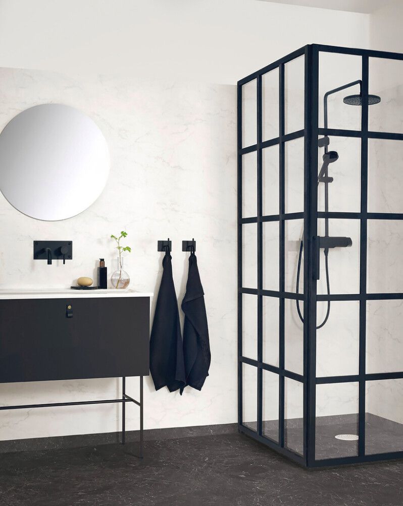 Märkätilan seinänpäällyste Tarkett Aquarelle Carrara Marble White 2 m (per m²)