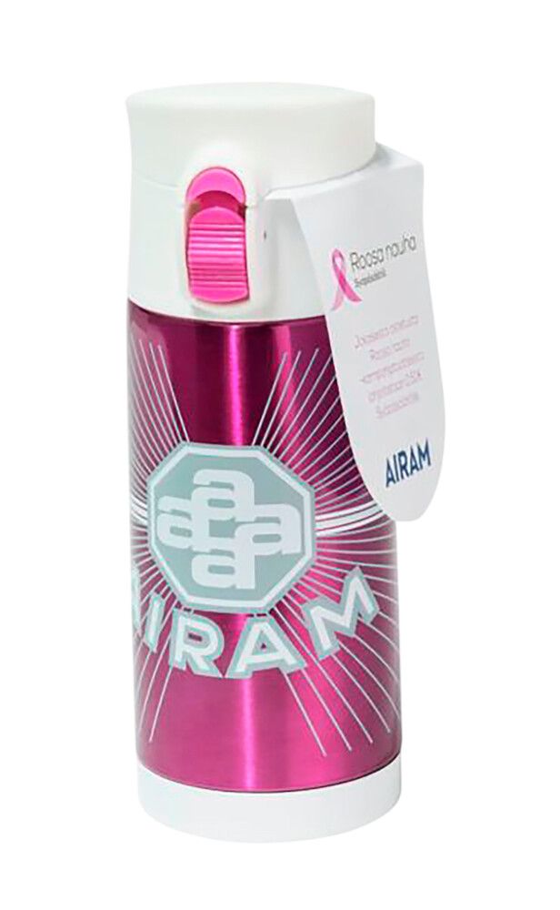 Teräsmuki Airam Klassikko 0,35 l Roosa Nauha
