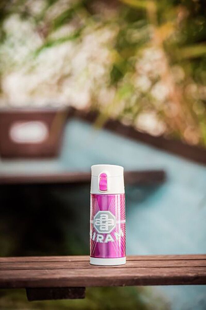 Teräsmuki Airam Klassikko 0,35 l Roosa Nauha