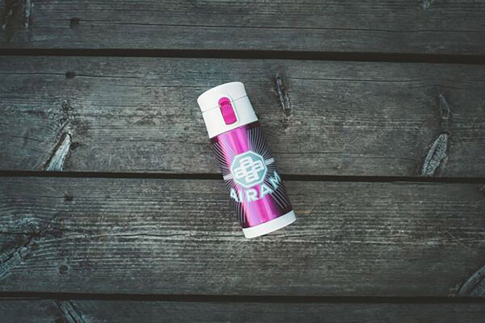 Teräsmuki Airam Klassikko 0,35 l Roosa Nauha