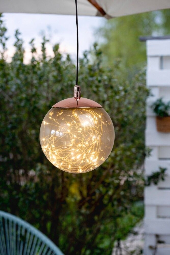 LED-koristevalo Airam Tirandi smoke Ø 20 cm