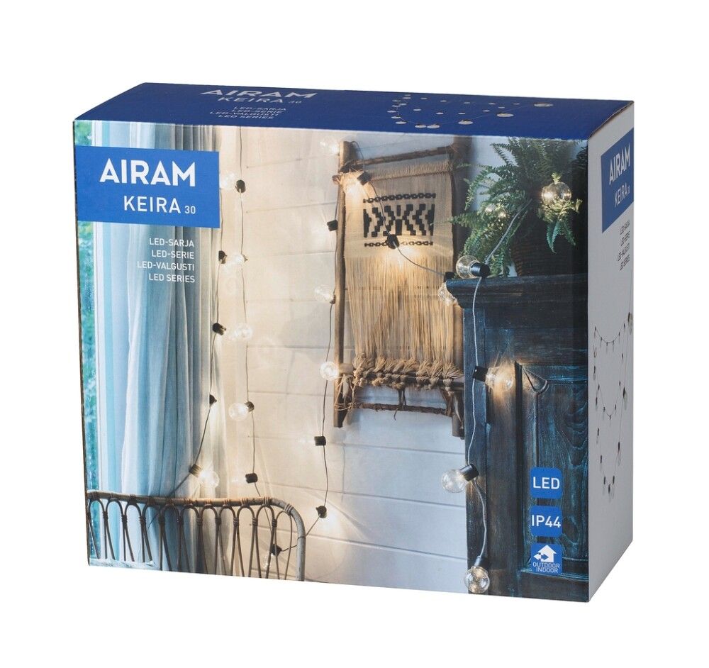 LED-koristevalosarja Airam Keira 30-os 5,8 m