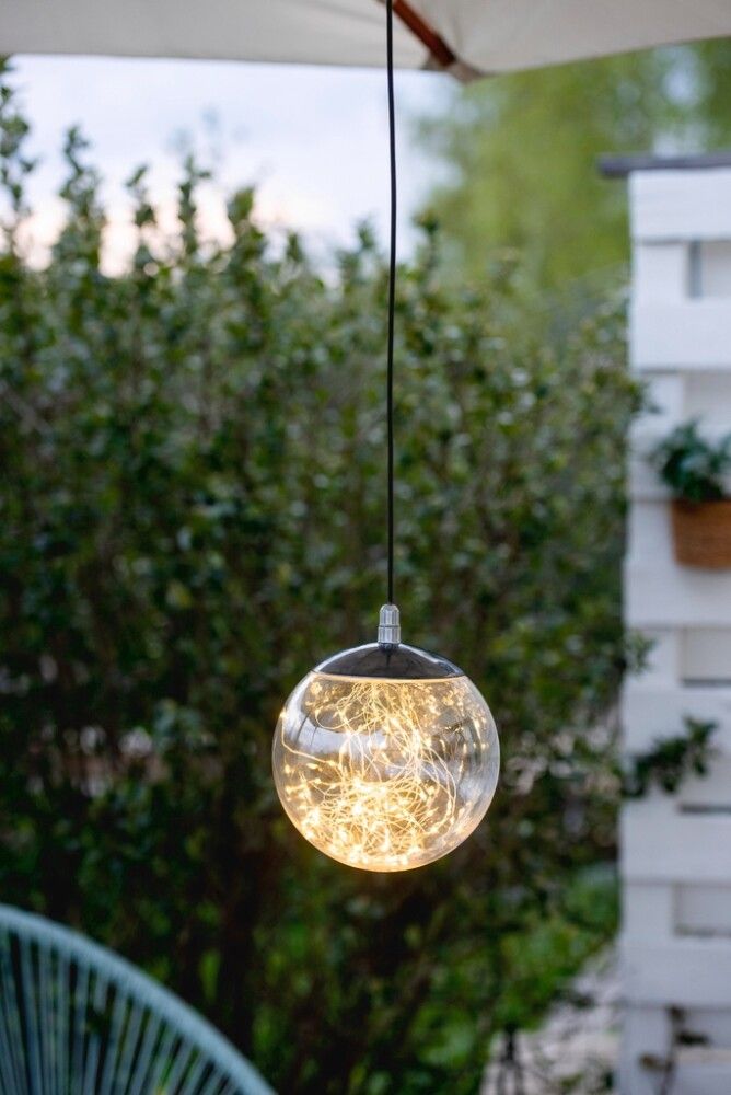 LED-koristevalo Airam Tirandi musta Ø 18 cm