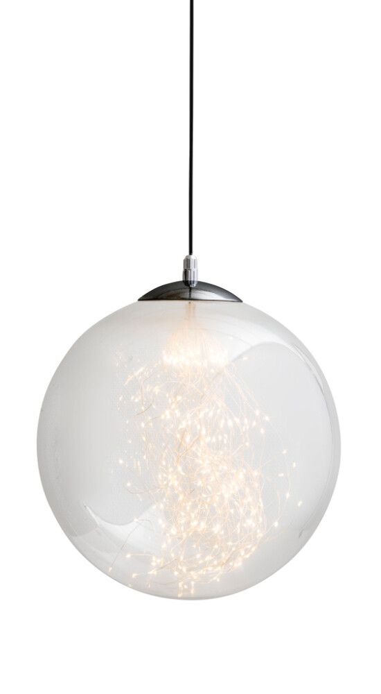 LED-koristevalo Airam Tirandi musta Ø 35 cm