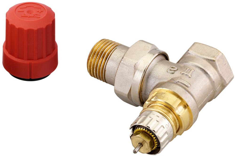 Patteriventtiili runko RA-N 10 kulma