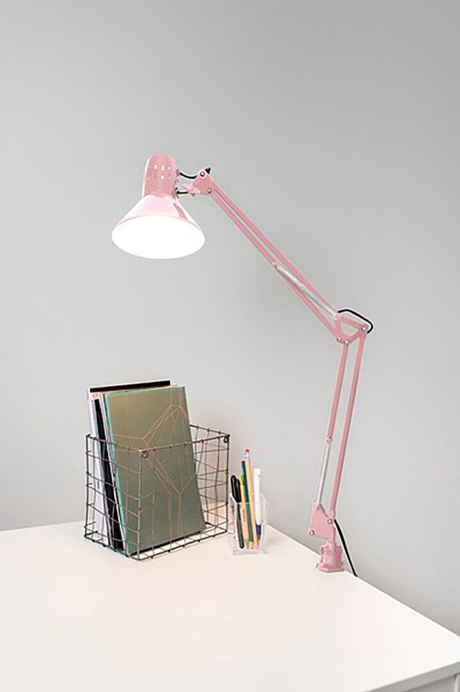 Pöytävalaisin Airam Venla E27 Vaaleanpunainen