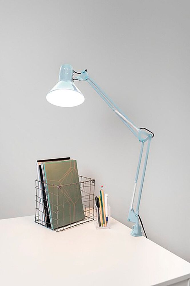 Pöytävalaisin Airam Venla E27 Vaaleansininen