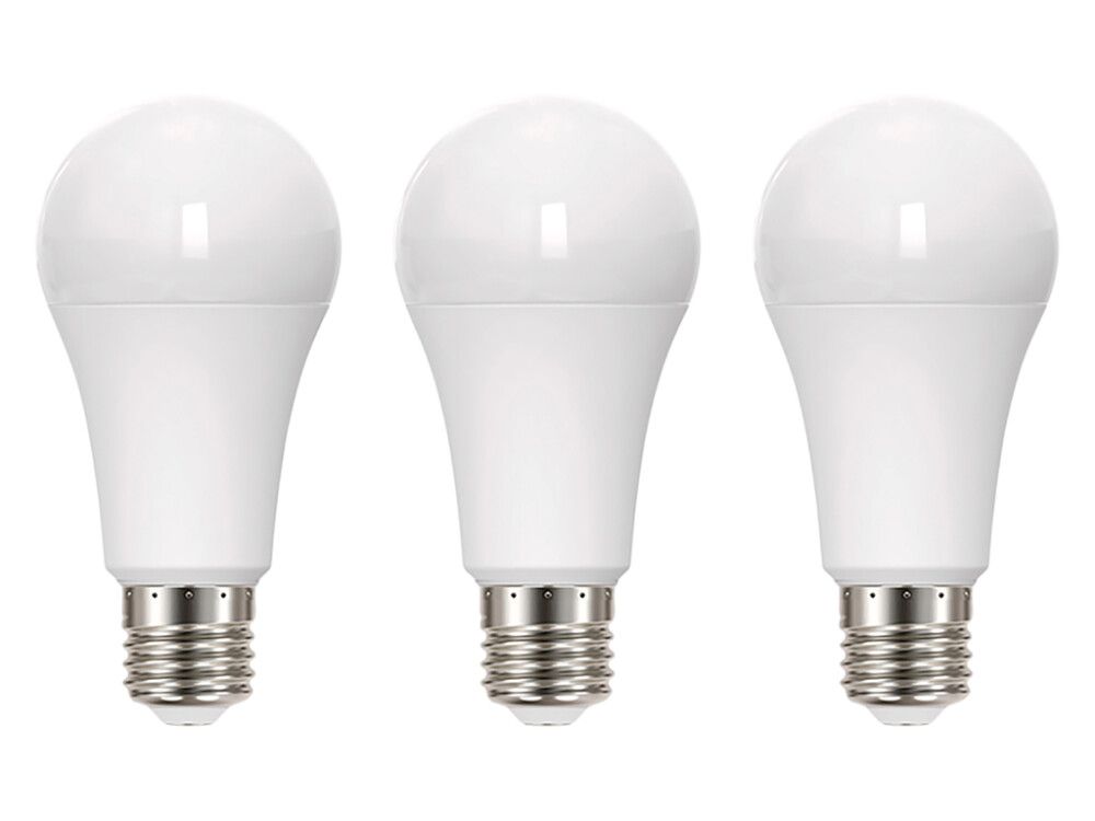 Vakiolamppu Airam opaali E27 1521 lm 3000 K 3 kpl/pkt