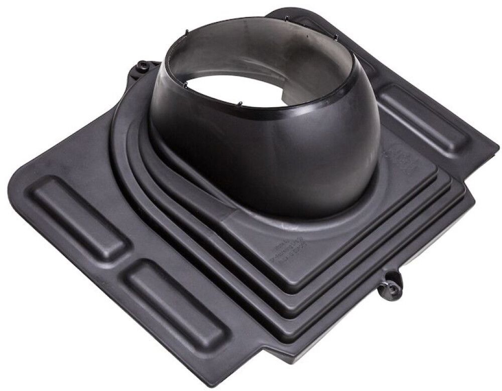 Peltikaton Läpivienti Vilpe Musta