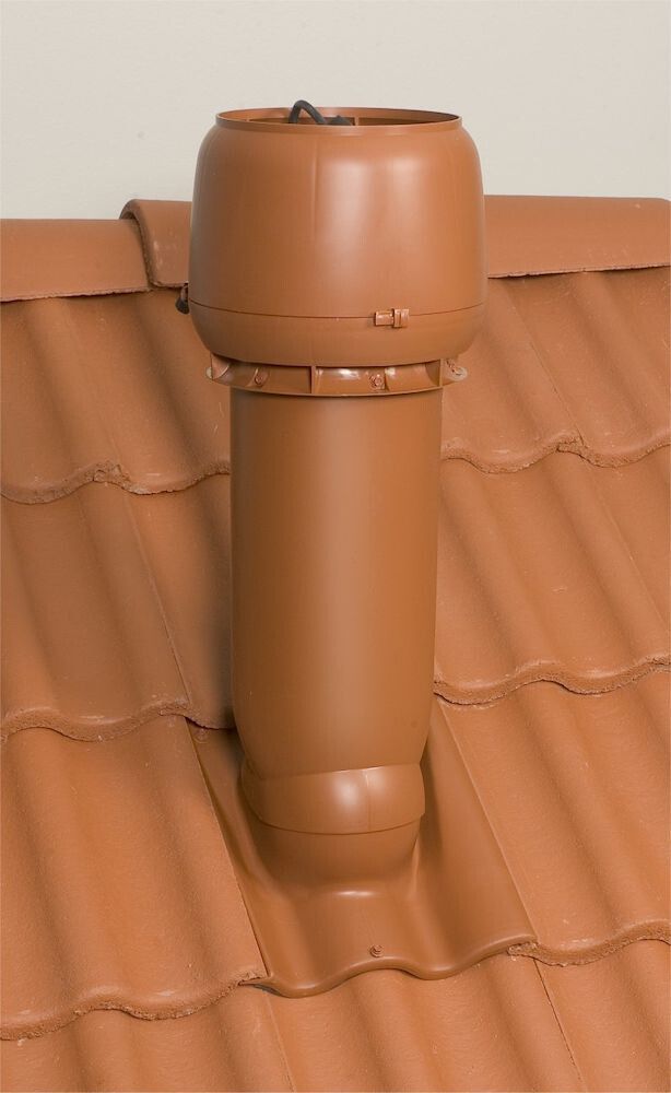 Huippuimuri Vilpe PE190P 700 mm Punainen 125 mm Punainen