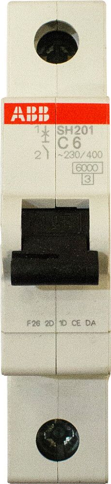 Automaattisulake 1- napainen ABB C6A