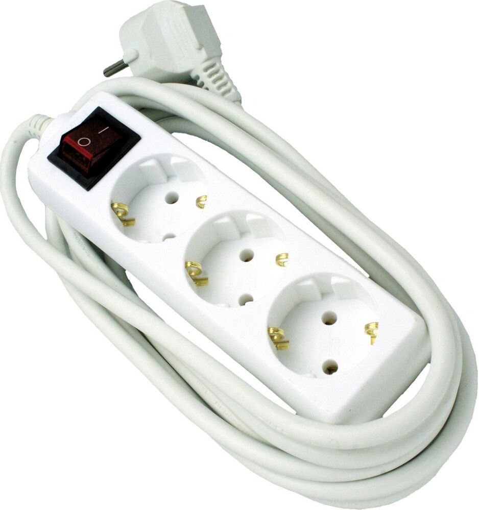 Sisäjatkojohto Opal 3-Os 1,5 m Lapsisuojattu Kytkimellä