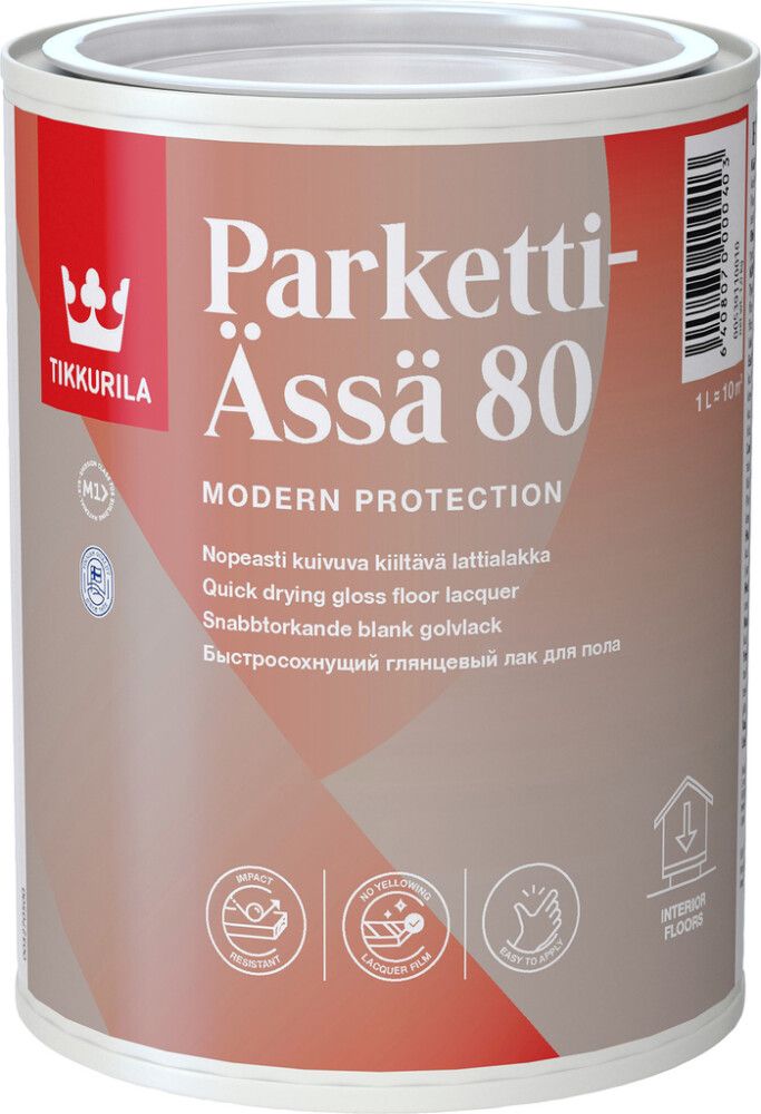 Lattialakka Tikkurila Parketti-Ässä 80 Kiiltävä