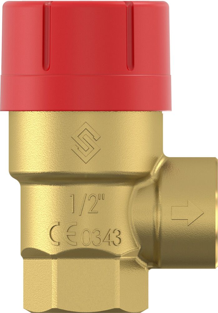 Kalvopaisunta-astian varoventtiili Flamco  Prescor 1/2-1,5 Bar SK MS