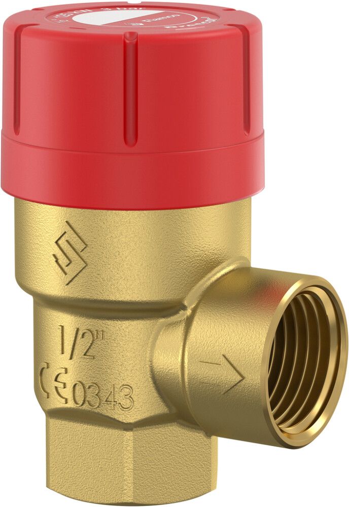 Kalvopaisunta-astian varoventtiili Flamco  Prescor 1/2-1,5 Bar SK MS