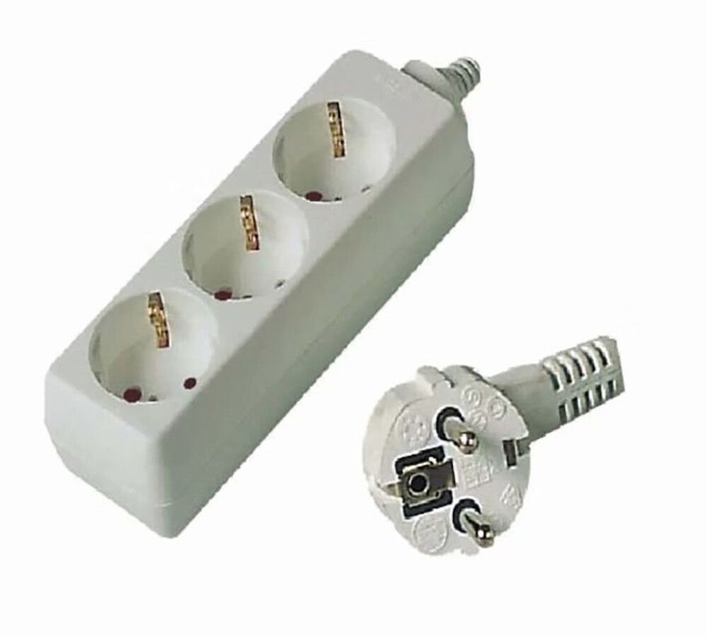 Sisäjatkojohto Opal 3-os Valkoinen 10 m