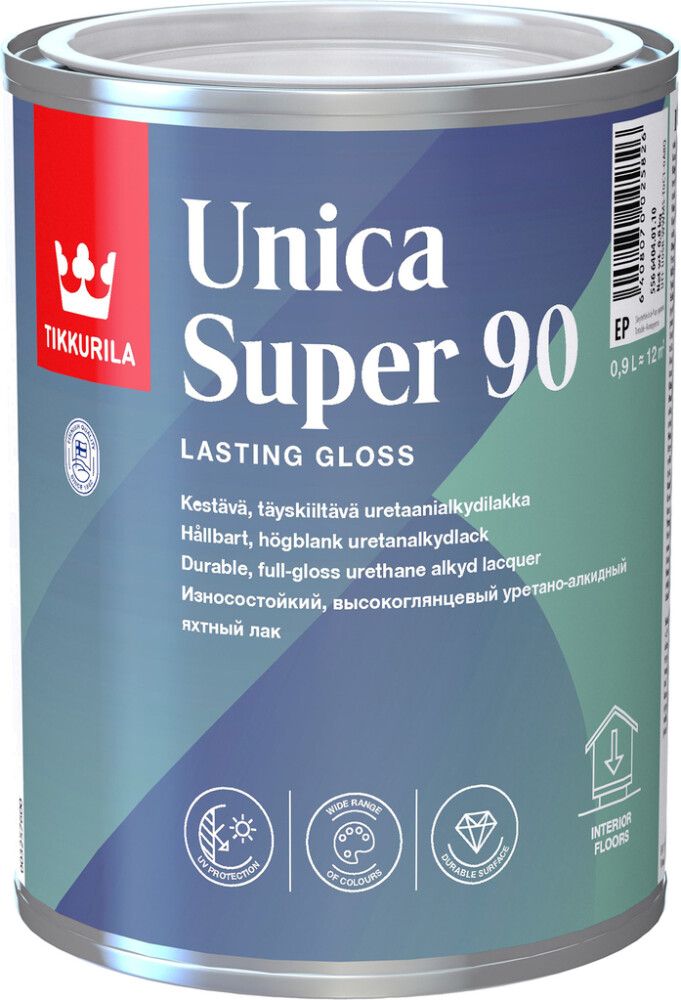 Uretaanialkydilakka Tikkurila Unica Super Kiiltävä